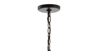 Hutson 21" Iron Modern Angled LED Chandelier - JONATHAN Y